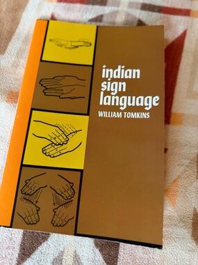Indian Sign Language William Tomkins Vintage Dover Book Native American Gestures